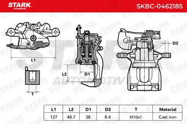 PINZA DE FRENO (SIN  DEVOLUCIÓN CAS