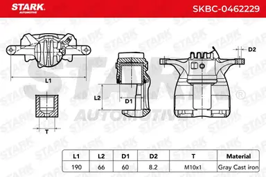 PINZA DE FRENO (SIN  DEVOLUCIÓN CAS