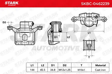 PINZA DE FRENO (SIN  DEVOLUCIÓN CAS
