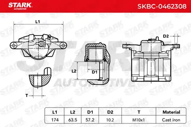 PINZA DE FRENO (SIN  DEVOLUCIÓN CAS