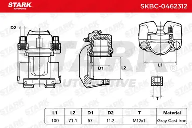 PINZA DE FRENO (SIN  DEVOLUCIÓN CAS