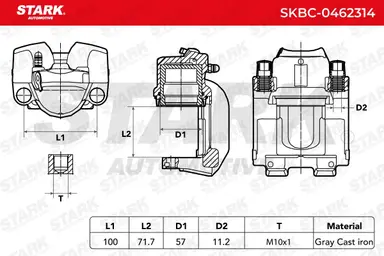 PINZA DE FRENO (SIN  DEVOLUCIÓN CAS