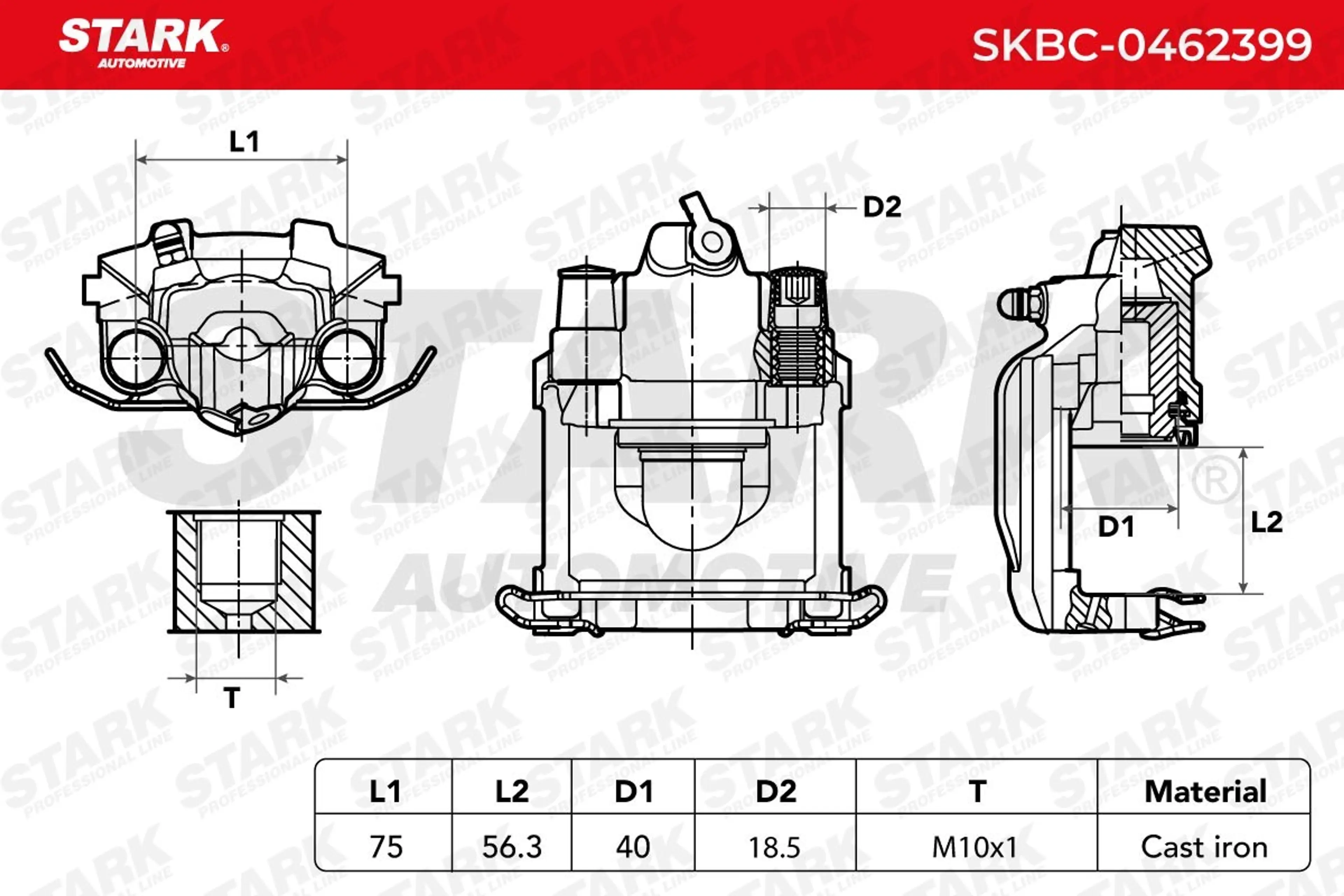 PINZA DE FRENO (SIN  DEVOLUCIÓN CAS