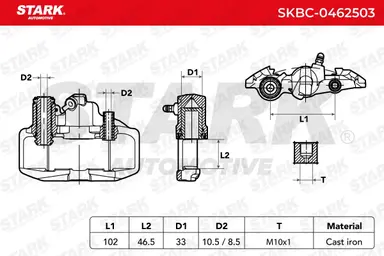 PINZA DE FRENO (SIN  DEVOLUCIÓN CAS
