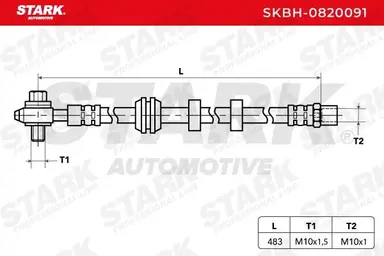 TUBO FLEXIBLE DE FRENOS
