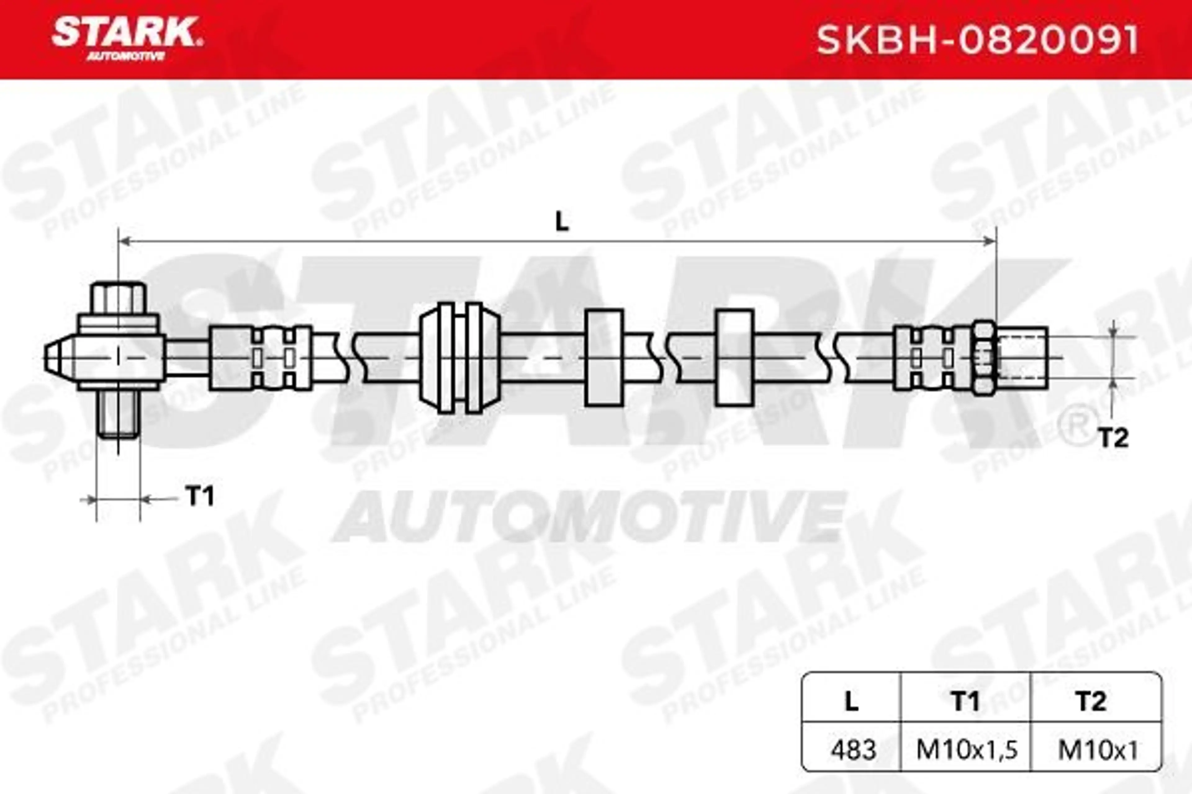 TUBO FLEXIBLE DE FRENOS