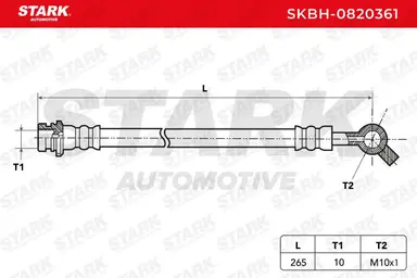 TUBO FLEXIBLE DE FRENOS