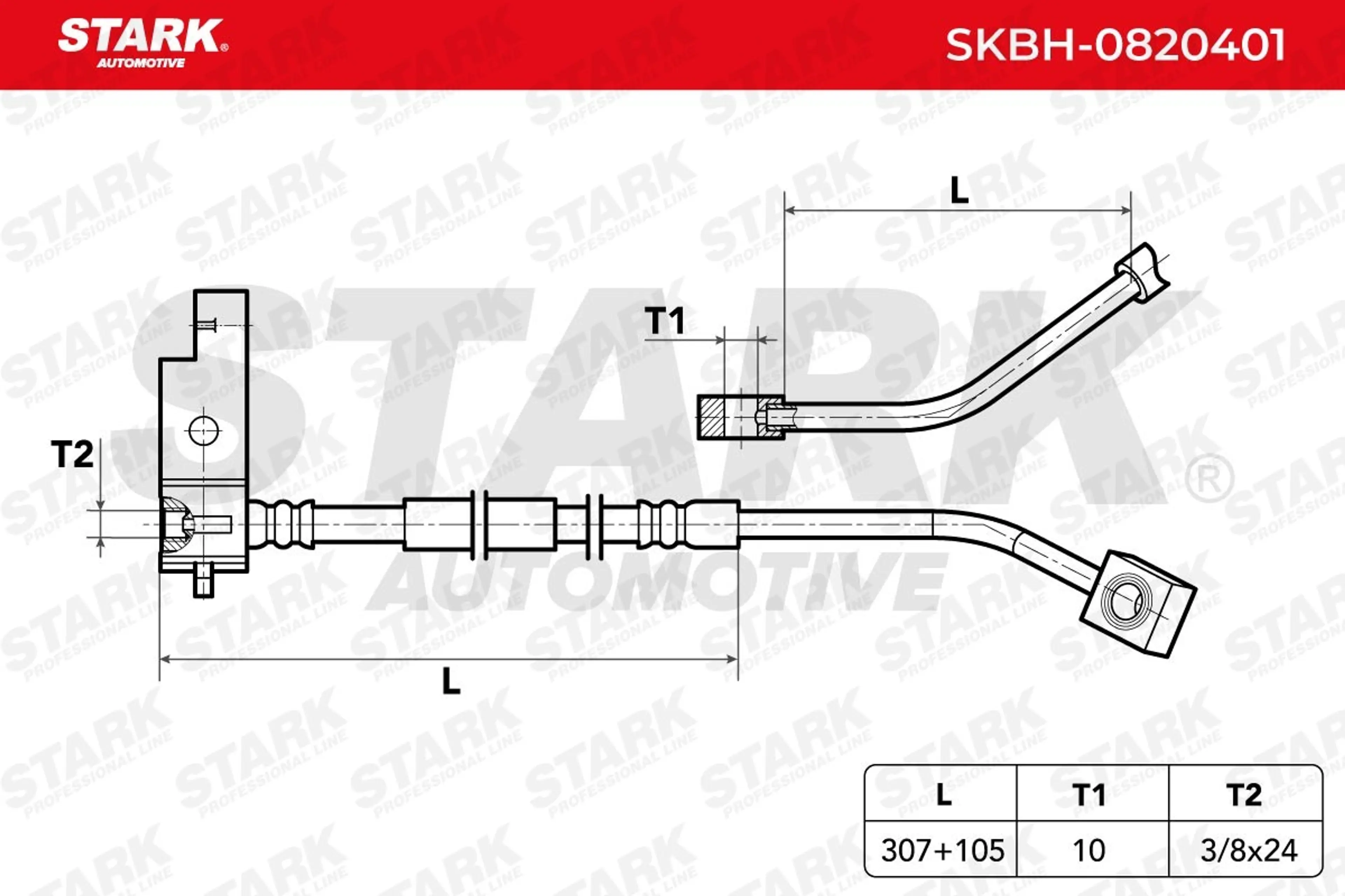 TUBO FLEXIBLE DE FRENOS