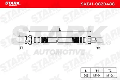 TUBO FLEXIBLE DE FRENOS