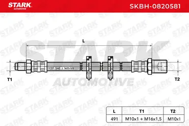 TUBO FLEXIBLE DE FRENOS