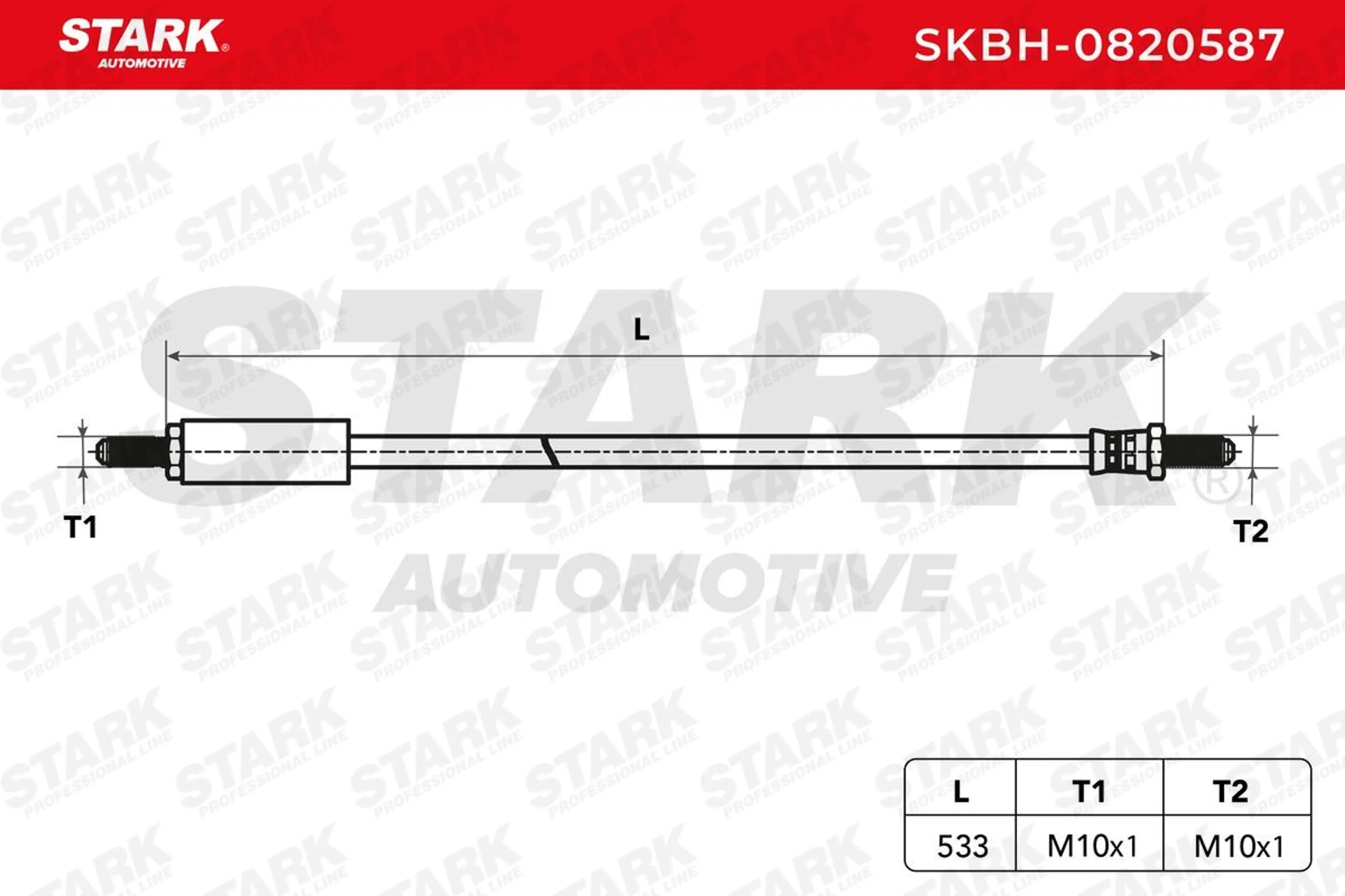 TUBO FLEXIBLE DE FRENOS