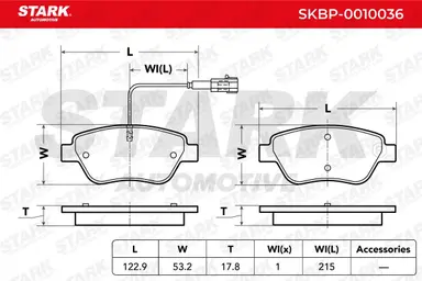 JUEGO DE PASTILLAS DE FRENO
