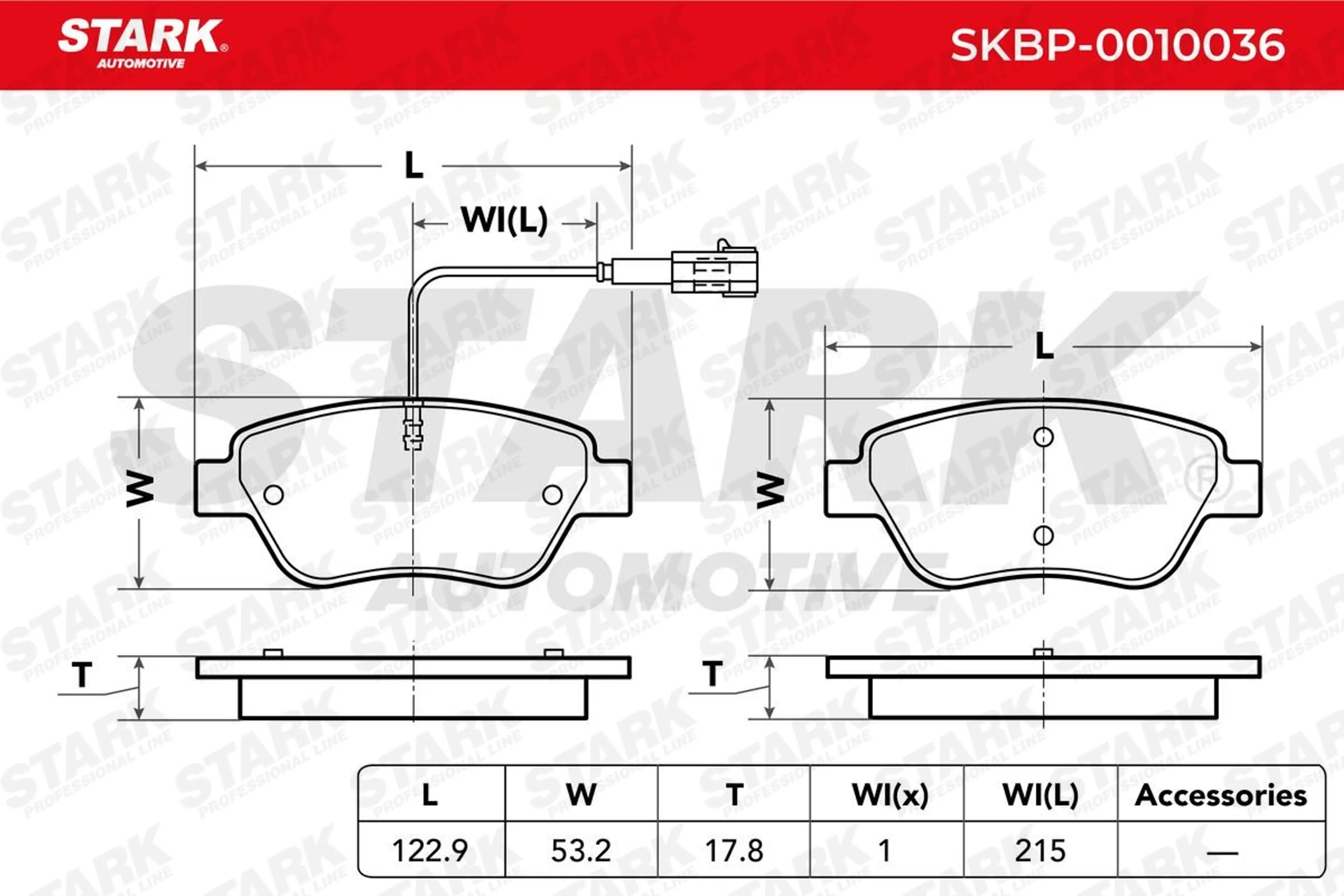 JUEGO DE PASTILLAS DE FRENO