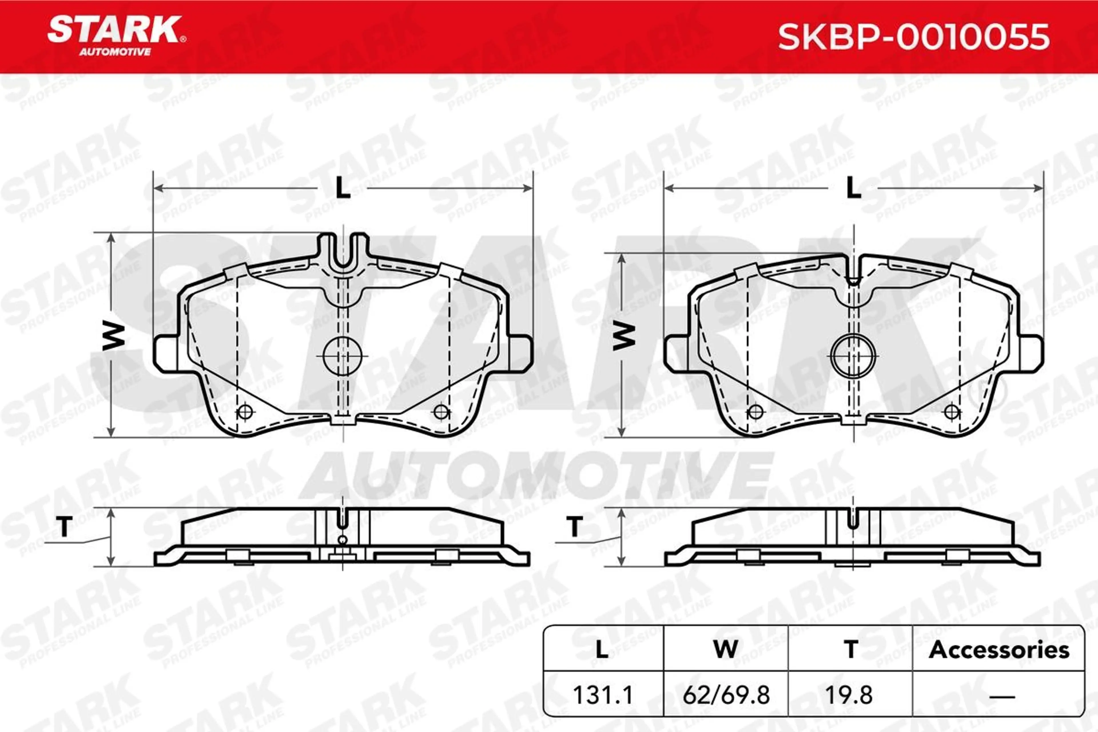 JUEGO DE PASTILLAS DE FRENO