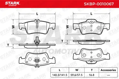 JUEGO DE PASTILLAS DE FRENO