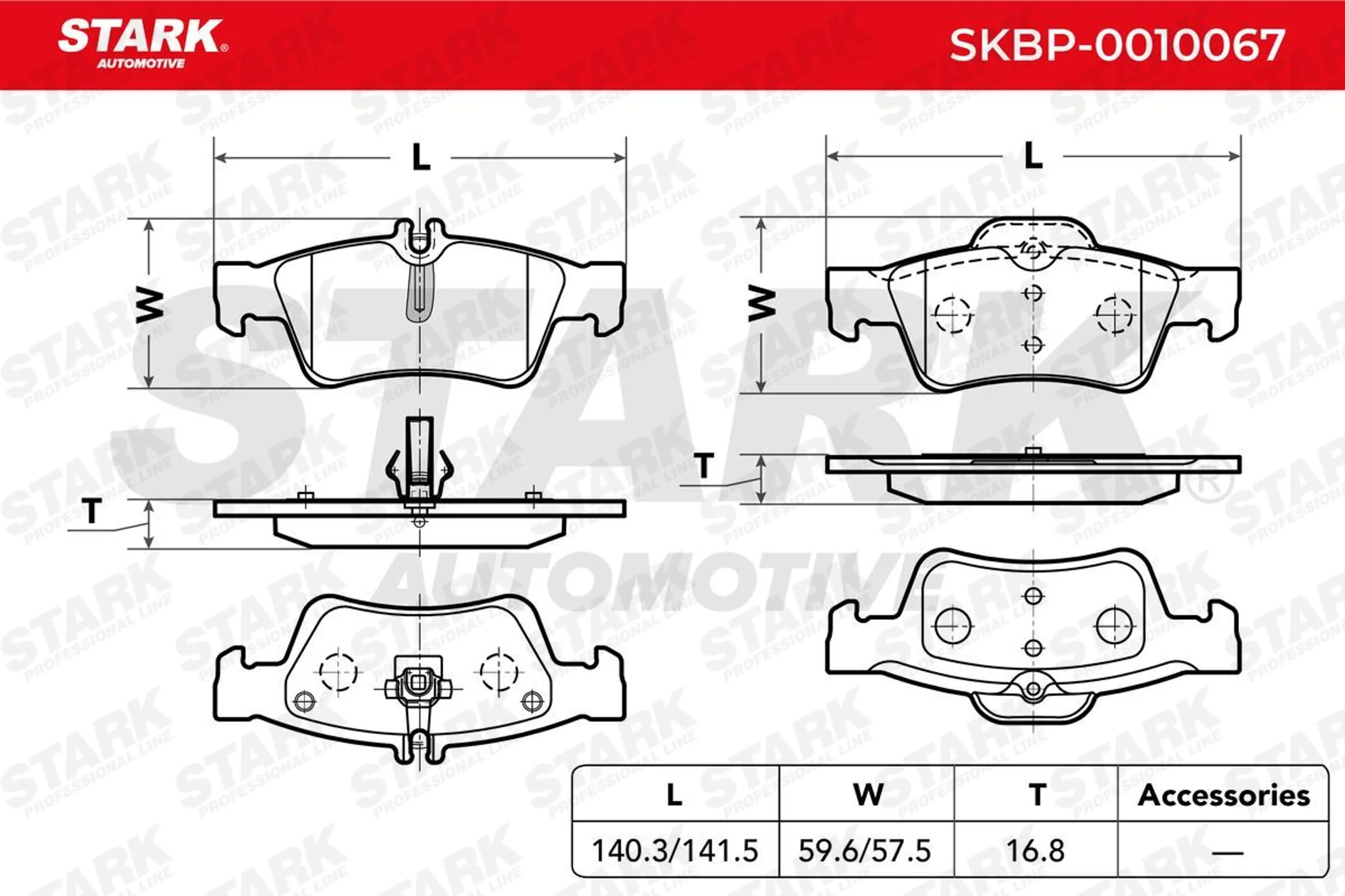 JUEGO DE PASTILLAS DE FRENO
