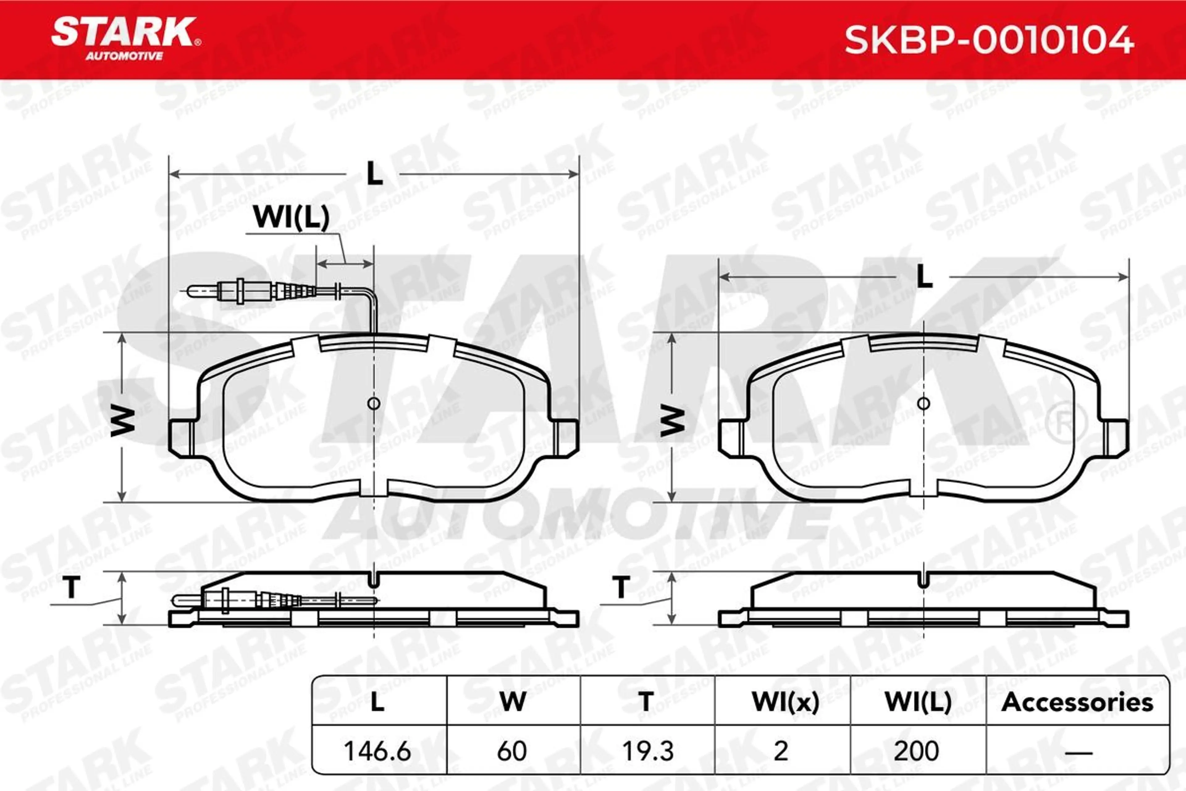 JUEGO DE PASTILLAS DE FRENO