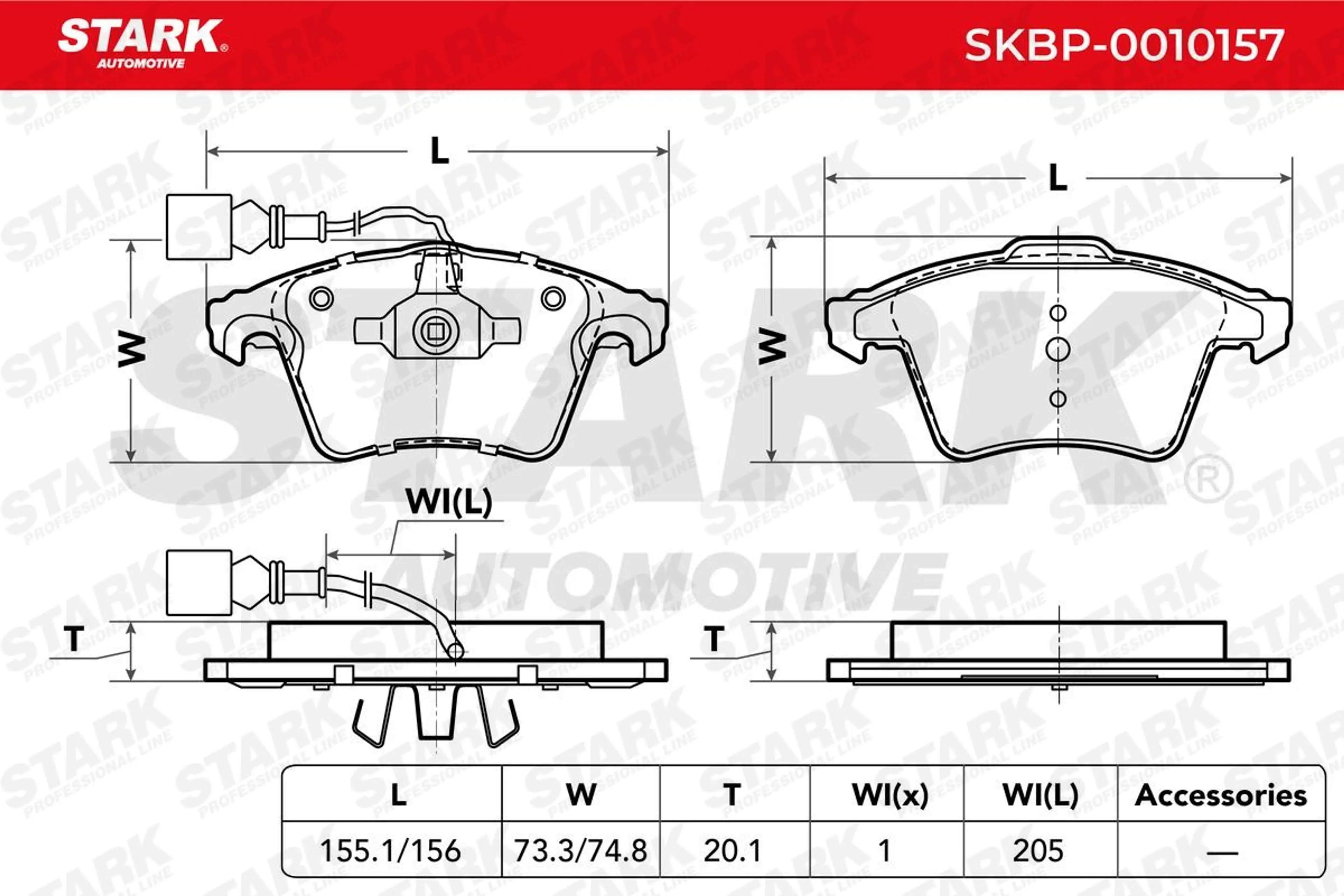 JUEGO DE PASTILLAS DE FRENO