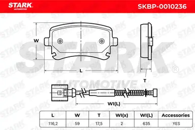 JUEGO DE PASTILLAS DE FRENO