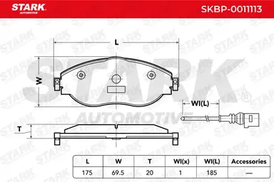 JUEGO DE PASTILLAS DE FRENO