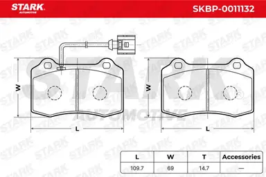 JUEGO DE PASTILLAS DE FRENO