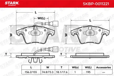JUEGO DE PASTILLAS DE FRENO