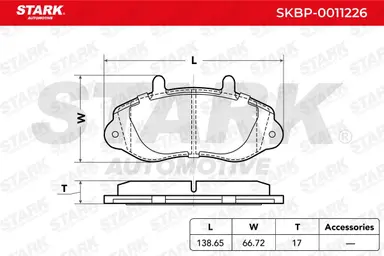 JUEGO DE PASTILLAS DE FRENO
