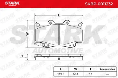 JUEGO DE PASTILLAS DE FRENO
