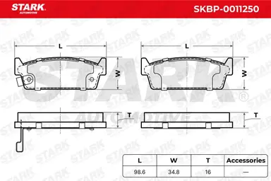 JUEGO DE PASTILLAS DE FRENO