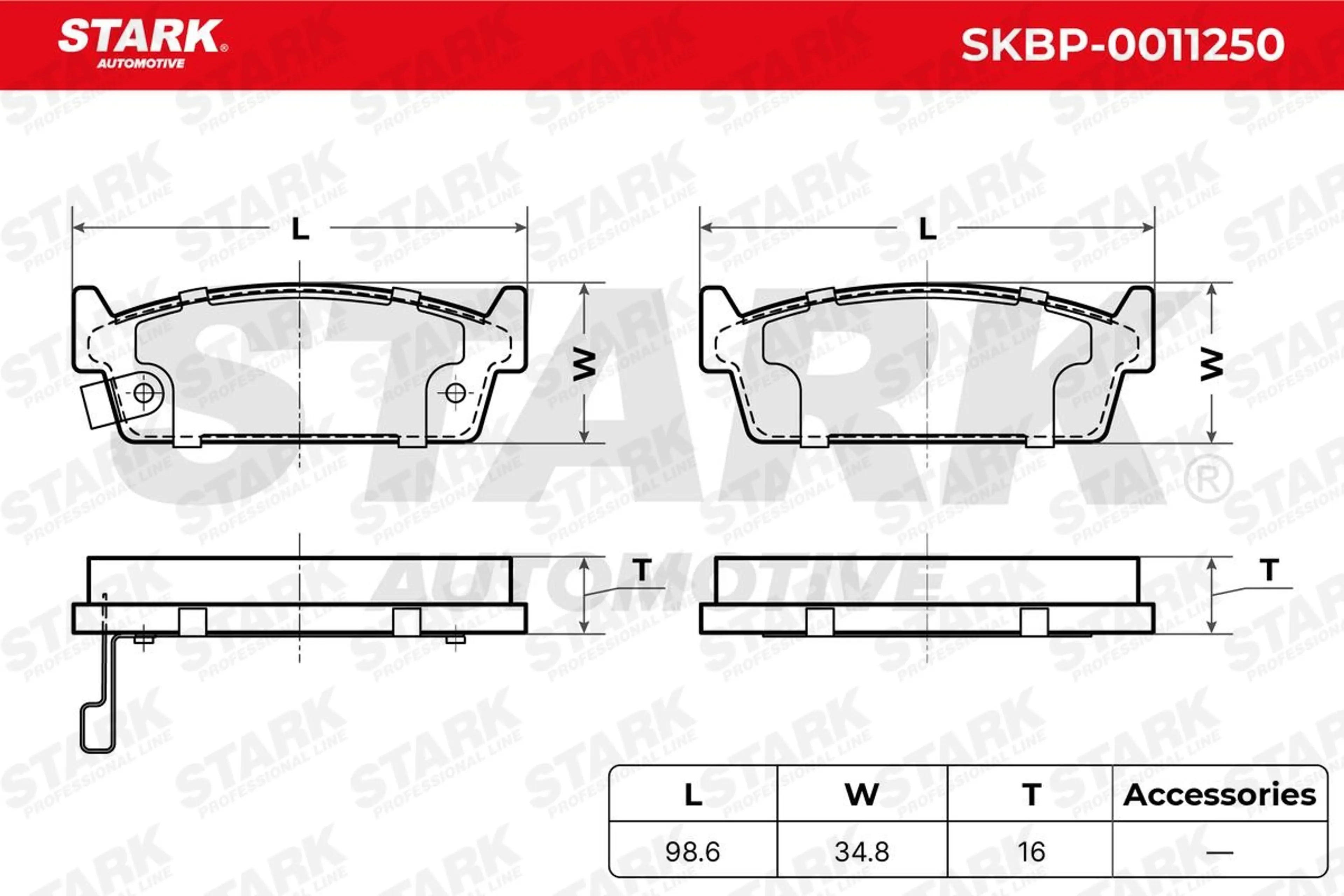 JUEGO DE PASTILLAS DE FRENO
