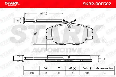 JUEGO DE PASTILLAS DE FRENO