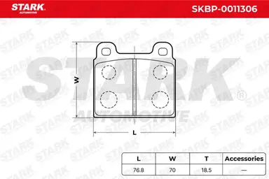 JUEGO DE PASTILLAS DE FRENO