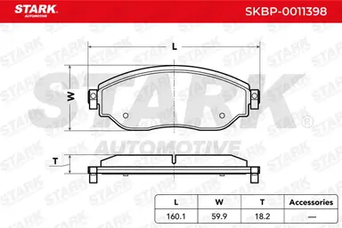 JUEGO DE PASTILLAS DE FRENO
