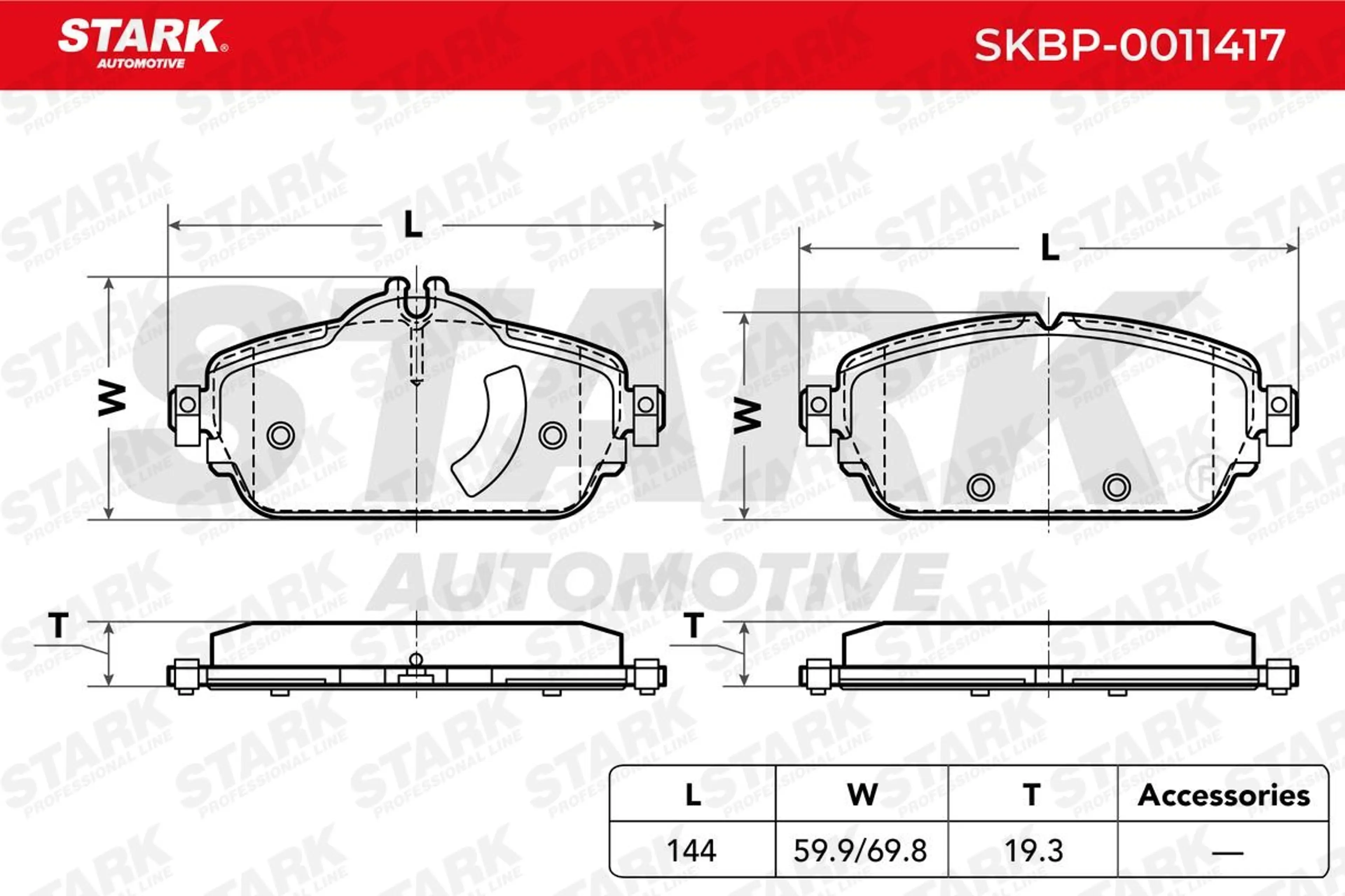JUEGO DE PASTILLAS DE FRENO