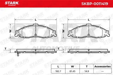 JUEGO DE PASTILLAS DE FRENO