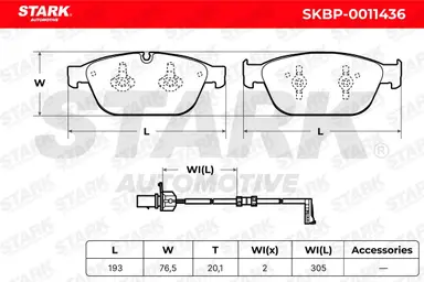 JUEGO DE PASTILLAS DE FRENO
