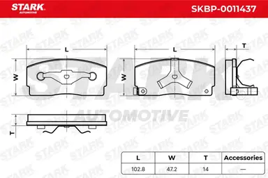 JUEGO DE PASTILLAS DE FRENO