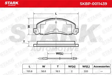 JUEGO DE PASTILLAS DE FRENO