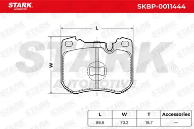 JUEGO DE PASTILLAS DE FRENO
