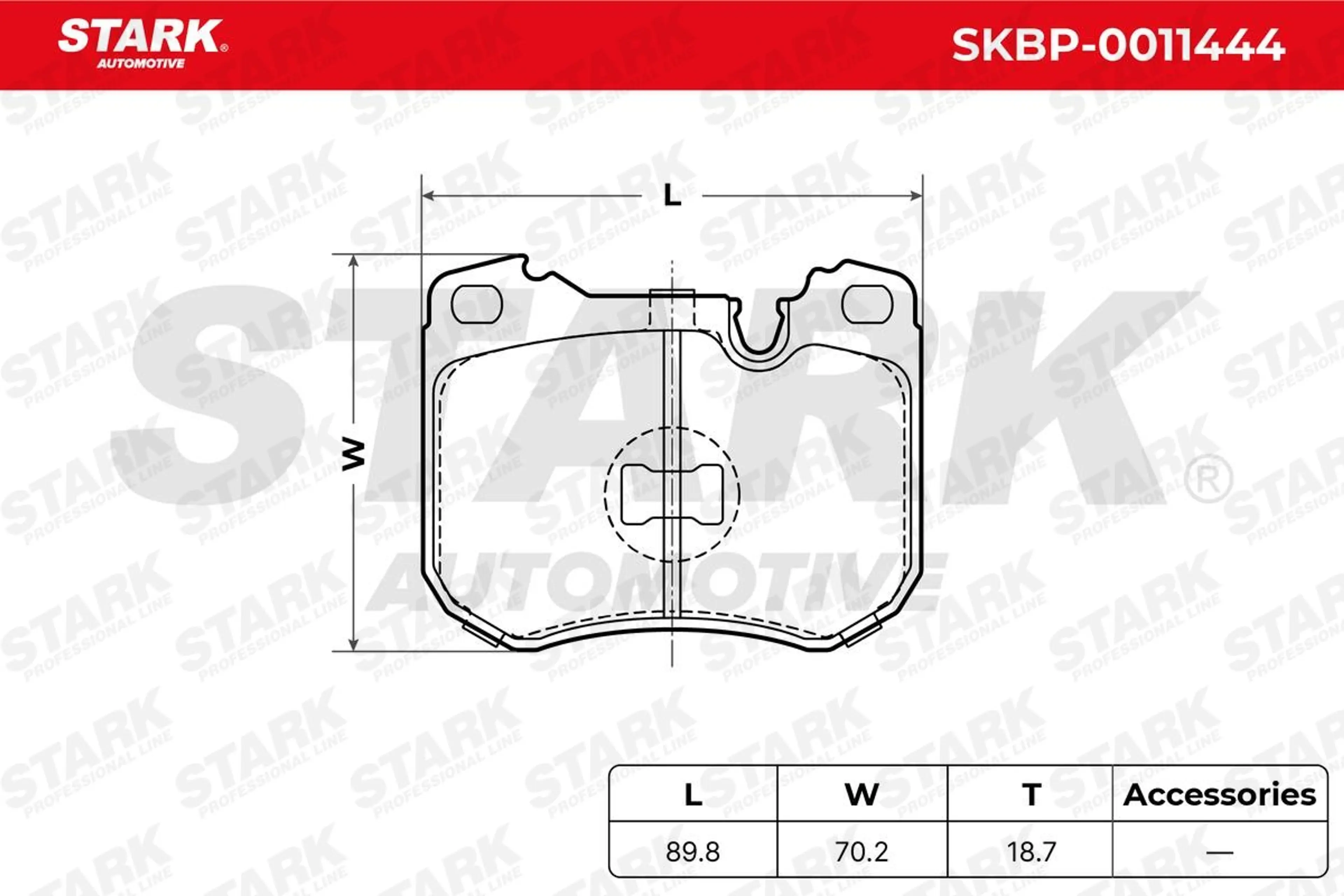 JUEGO DE PASTILLAS DE FRENO