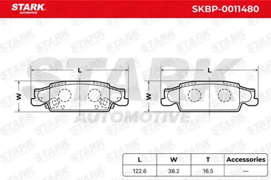 JUEGO DE PASTILLAS DE FRENO