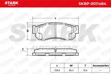 JUEGO DE PASTILLAS DE FRENO