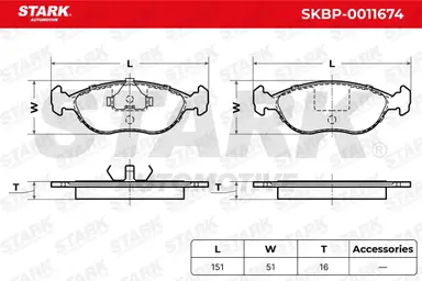JUEGO DE PASTILLAS DE FRENO