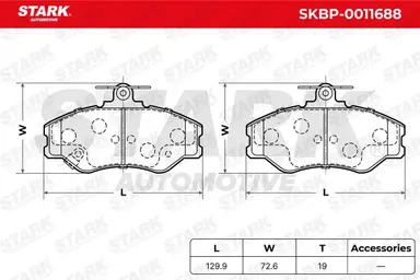 JUEGO DE PASTILLAS DE FRENO