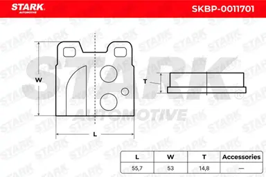 JUEGO DE PASTILLAS DE FRENO