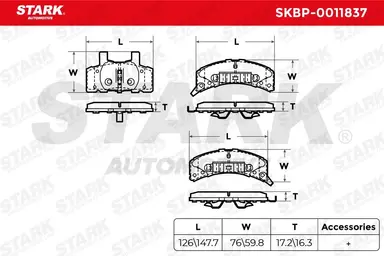 JUEGO DE PASTILLAS DE FRENO