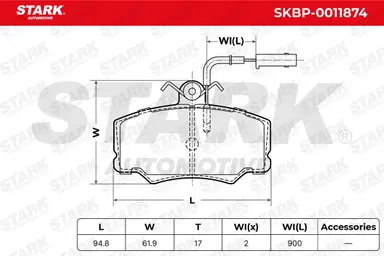 JUEGO DE PASTILLAS DE FRENO