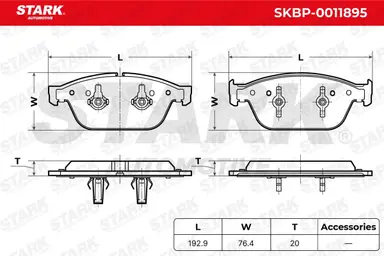 JUEGO DE PASTILLAS DE FRENO