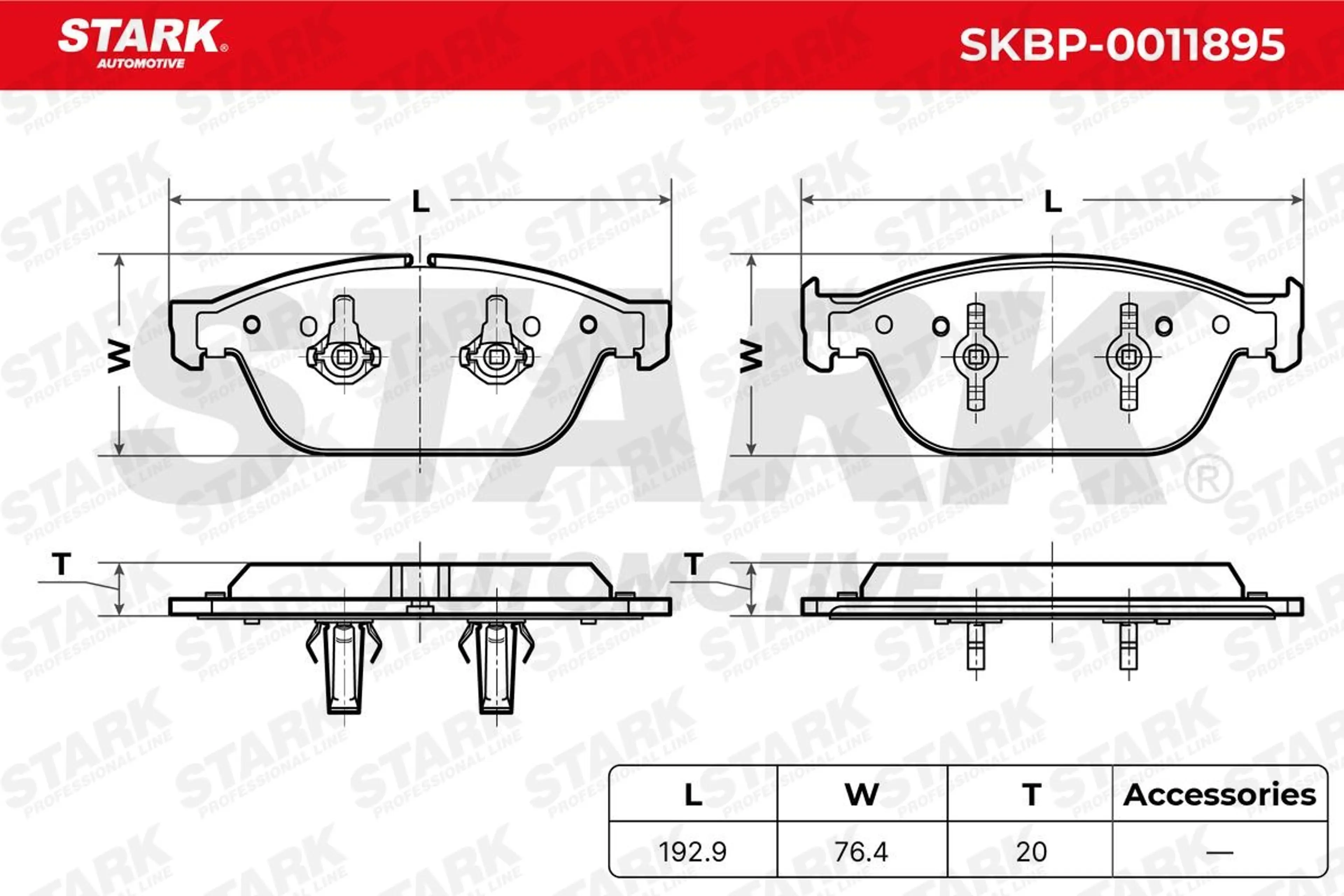 JUEGO DE PASTILLAS DE FRENO