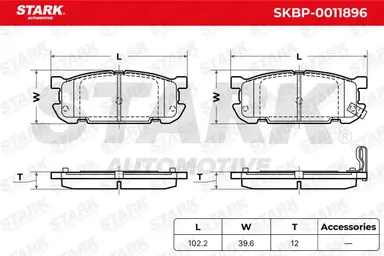 JUEGO DE PASTILLAS DE FRENO